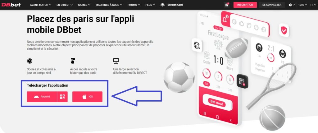 DoubleBet Bookmaker App pour les Différents Systèmes d'Exploitation