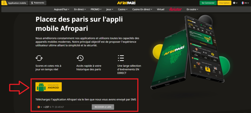 Guide d'Installation de l'Application AfroPari sur Smartphone