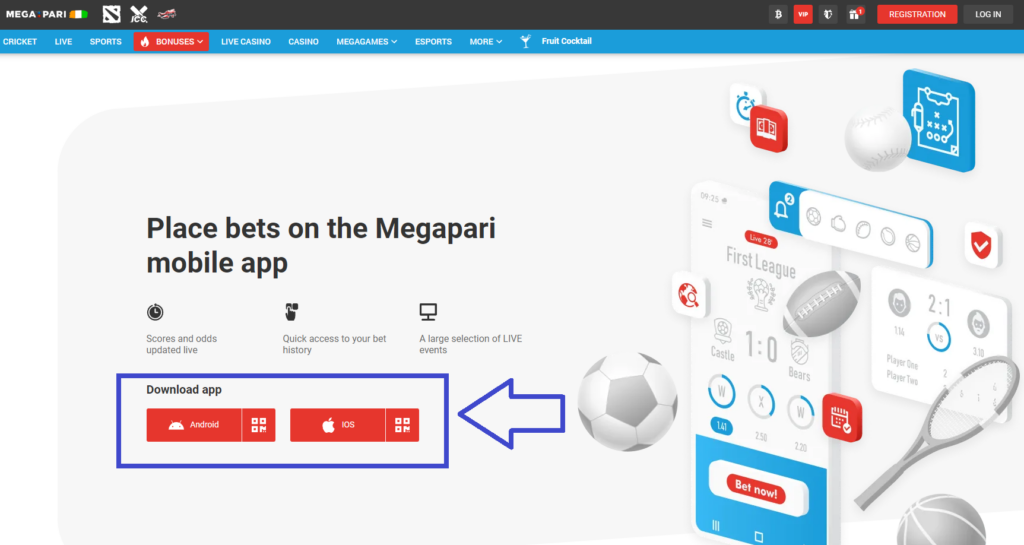 Installing MegaPari Application